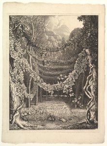 Frontispício para a edição IV de Homero, extraído da antiguidade, Göttingen: Heinrich Diete ..., ca.1796. de Johann Heinrich Wilhelm Tischbein