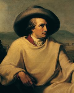 Johann Wolfgang von Goethe (1749-1832) no Campagna, c.1790 (detalhe)