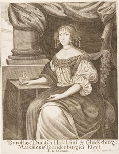 Johann Hoffmann - Dorothea de Holstein-Glücksburg, margravina de Brandenburgo de Johann Hoffmann