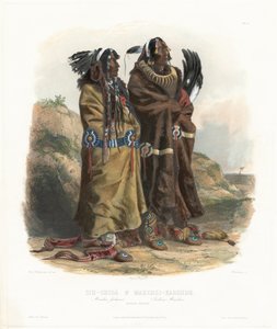 Sih-Chidä e Mahchsi-Karehde de Johann Hürlimann, after Karl Bodmer