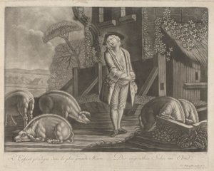 O Filho Pródigo na Maior Miséria de Johann Jacobus Haid