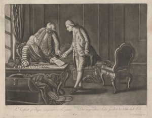 O Filho Pródigo exigindo o seu legítimo lugar de Johann Jacobus Haid