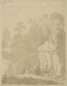 Sr. e duas senhoras de Johann Jakob Dorner der Jüngere