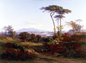 Uma Vista de Roma (óleo sobre tela)