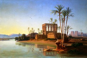 Philae, c.1860 (óleo sobre tela)