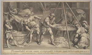 The Wheat & The Chaff, 1728. de Johann Jakob Frey the Elder