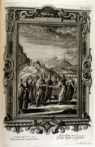 Ofertas feitas aos filisteus de Johann Jakob Scheuchzer