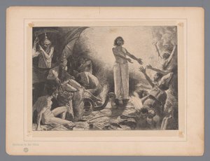 Cristo no Submundo
Christus in der Hölle
Sete representações místicas (título da série) de Johann Jakob Weber