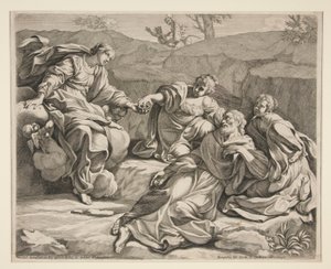 São Guilherme Assistido por Virgens de Johann Jakob von Sandrart