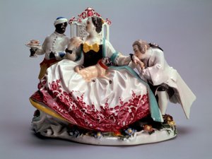 Senhora com um cãozinho, 1737.