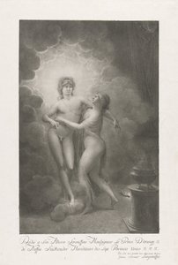 Alegoria do casamento de Guilherme V e Wilhelmina da Prússia, 1767 de Johann Joseph Friedrich Langenhöffel