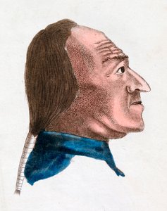 As características faciais de uma pessoa de temperamento rápido, 1808