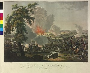 Batalha de Marengo em 14 de junho de 1800 (gravura e água-tinta)
