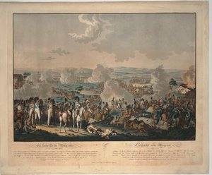 A Batalha de Wagram de Johann Lorenz Rugendas the Younger