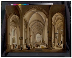 Interior da igreja de Johann Ludwig Ernst Morgenstern