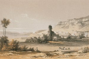 Magdala (Majdal Shams). Gravura por Bernatz e outros - Steinkopk JF Editore de Johann Martin Bernatz