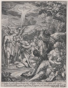 O Batismo de Cristo de Johann Matthias Kager