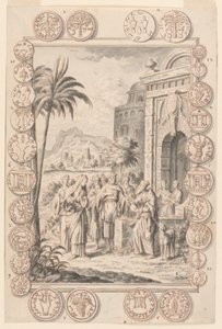 Estudo para Abimeleque reprova Sara, Placa 81, Physica Sacra
