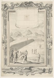 Estudo para o Primeiro Plano do Templo de Salomão, Placa 420, Physica Sacra