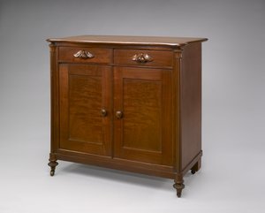 Servidor, c. 1846-1860 (nogueira preta) de Johann Michael (attr.to) Jahn