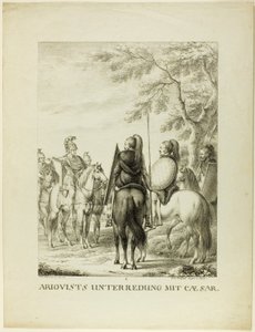 Conversa de Arioviste com Caezar de Johann Michael Mettenleiter