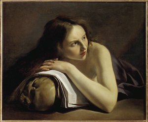 Maria Madalena penitente (pintura sobre tela) de Johann Moreelse