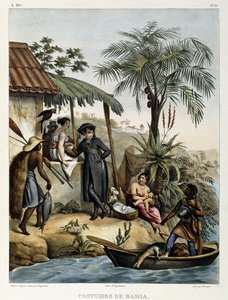 Trajes da Bahia, de "Viagem pitoresca ao Brasil", 1835