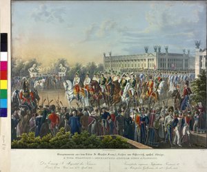 Entrada de Francisco I em Paris em 15.4.1814