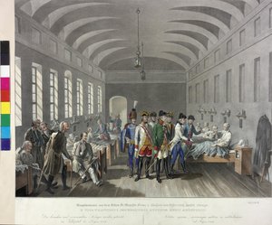 Visita ao hospital de campanha de Lugoj 1789