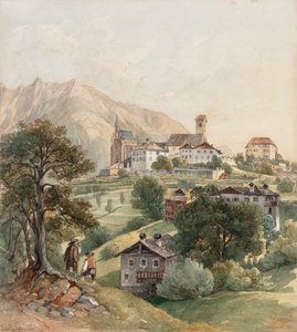 Schenna perto de Merano de Johann Nepomuk Passini
