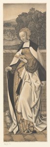 Santa Agnes com cordeiro
Obras da colecção dos irmãos Boisserée (título da série)
Galerie des Frères Boisserée (título da série)