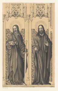 São Mateus e Tiago Obras da coleção dos irmãos Boisserée (título da série) Galerie des Frères Boisserée (título da série)