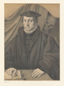 Retrato de um homem desconhecido com um esqueleto atrás de si
Obras da colecção dos irmãos Boisserée (título da série)
Galerie des Frères Boisserée (título da série)