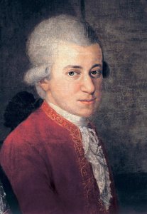 Wolfgang Amadeus Mozart (1756-1791) - Detalhe par Johann Nepomuk della Croce (1736-1819)