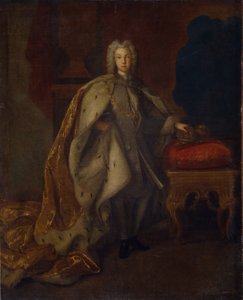 Retrato do czar Pedro II da Rússia 1715-1730, 1728 de Johann Paul Luedden