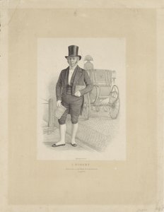 Retrato de J. Robert com carruagem
J. Robert (título sobre o objecto) de Johann Peter Berghaus