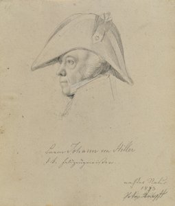 Barão Johann von Hiller de Johann Peter Krafft