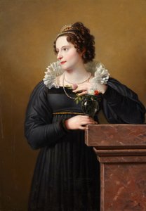Retrato Florentina Troclet-Fautz de Johann Peter Krafft