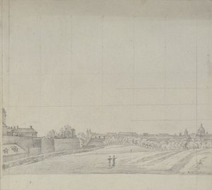 Vista de Viena para o sul de Johann Peter Krafft