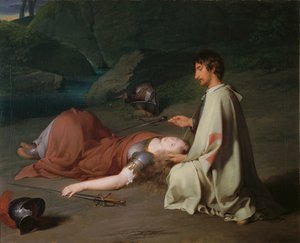 O baptismo de Chlorinden de Johann Peter Krafft
