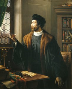 Fausto na manhã de Páscoa, por Johann Peter Krafft (1780-1856), óleo sobre tela de Johann Peter Krafft