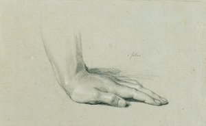 Estudo manual sobre "Arindal e Daura" de Johann Peter Krafft