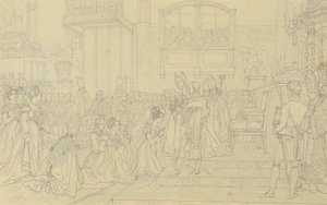 Coroação da Imperatriz Carolina Augusta em Bratislava de Johann Peter Krafft