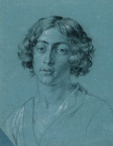 Estudo do retrato de "David com Cabeça de Golias" de Johann Peter Krafft