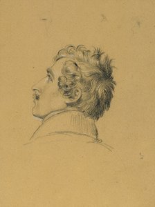 Estudo do Retrato sobre "Mudar-se para depois da Paz de Paris de Johann Peter Krafft