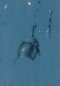 Estudo de um capacete de Johann Peter Krafft
