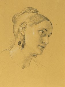 Estudo Feminino sobre a "Entrada após a Paz de Paris" de Johann Peter Krafft