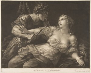 Tarquin e Lucretia, 1792. de Johann Peter Pichler