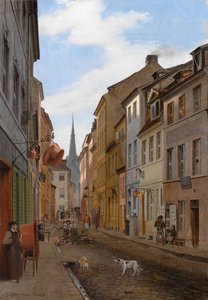 Parochialstrasse em Berlim, 1831.