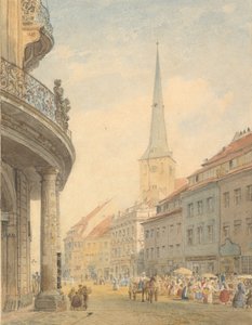 Vista de Berlim com o Palácio Ephraim à Esquerda, 1847.